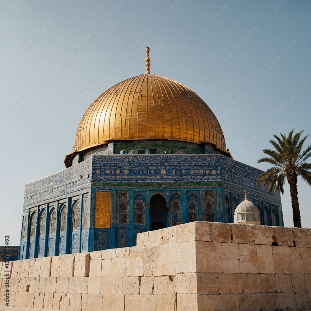Obraz premium dome of the rock city