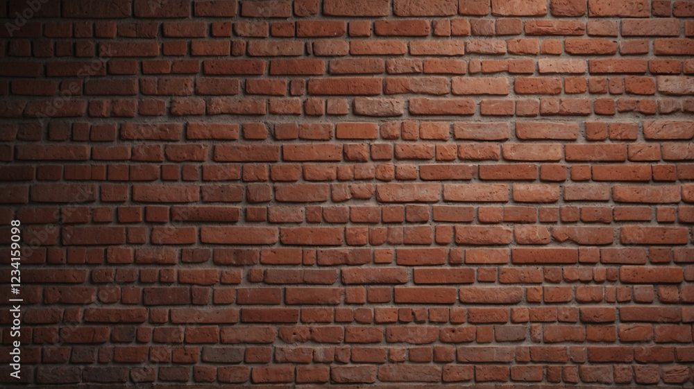 Fototapeta premium Elegant Red Brick Wall Texture for Rustic Home Interior Design and Exterior Wall Projects