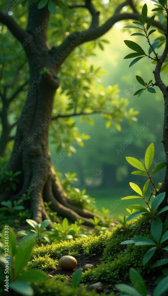 Olive toned foliage with curved branches and stems, leaves, wilderness, natural Olive toned foliage with curved branches and stems, leaves, wilderness, natural