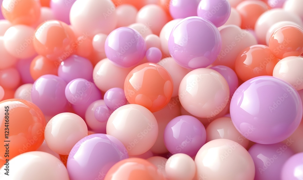 Pastel spheres background, abstract texture, design element Pastel spheres background, abstract texture, design element