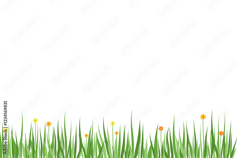 Fototapeta premium meadow colorful flowers