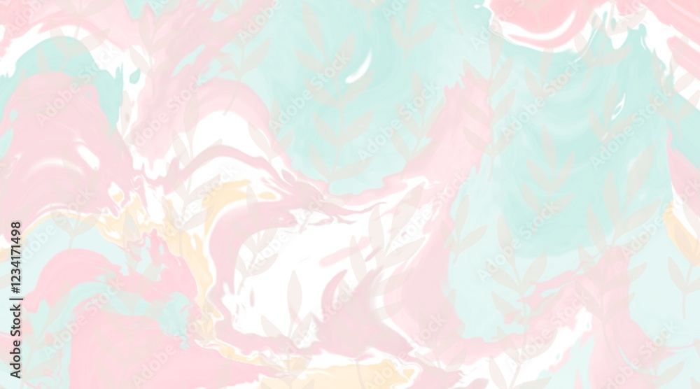 Abstract Pastel Marble Swirl with Dreamy, Ethereal Quality Abstract Pastel Marble Swirl with Dreamy, Ethereal Quality