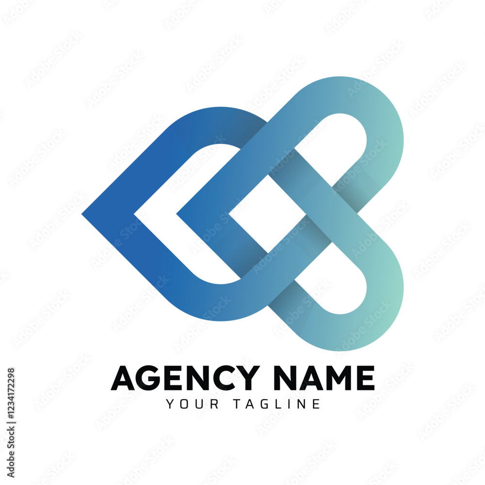 B abstract Letter Logo B abstract Letter Logo