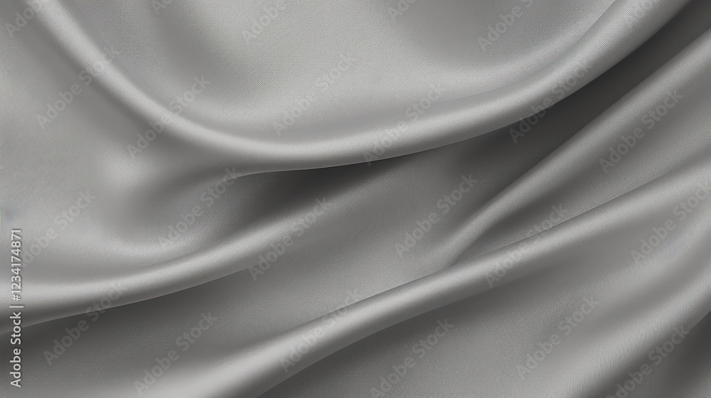 Fototapeta premium Soft Grey Fabric Texture Background for Elegant and Minimalistic Designs, Perfect for Fashion or Home Decor Projects