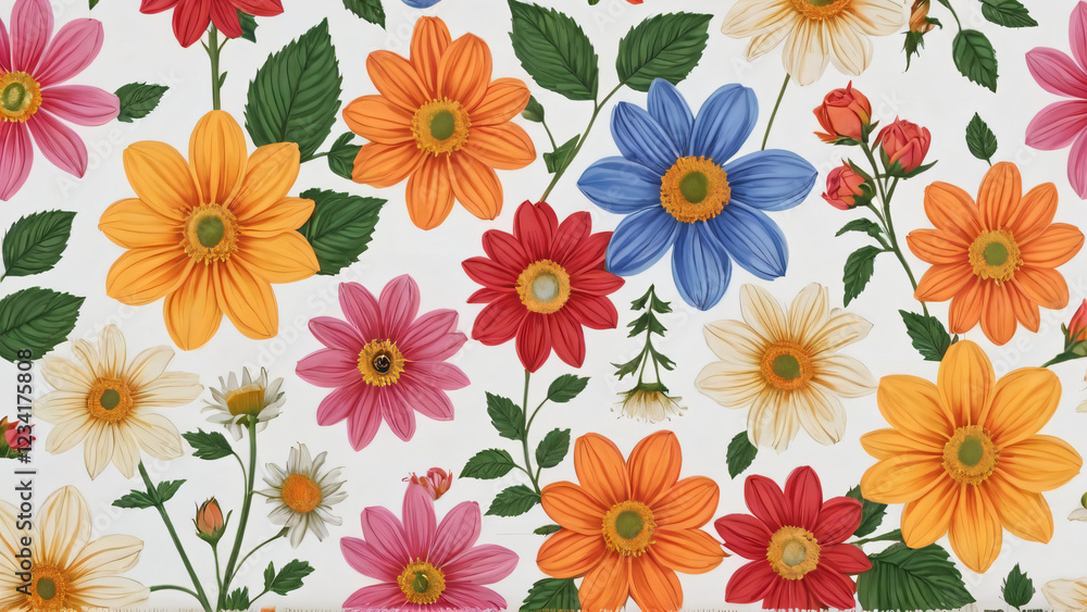 custom made wallpaper toronto digitalseamless background with flowers