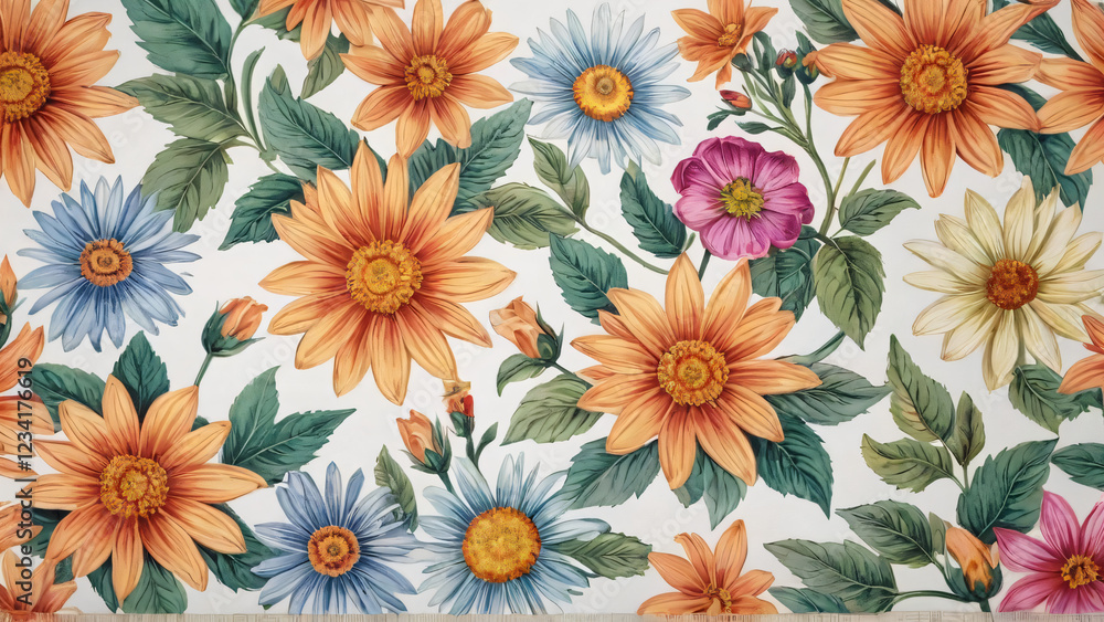 seamless floral pattern seamless floral pattern