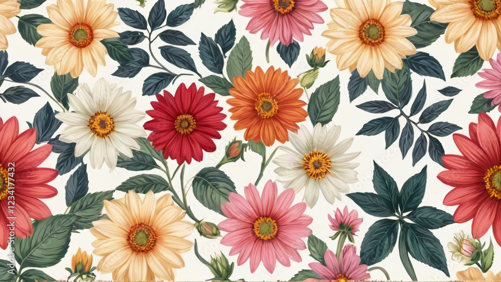 seamless floral pattern seamless floral pattern