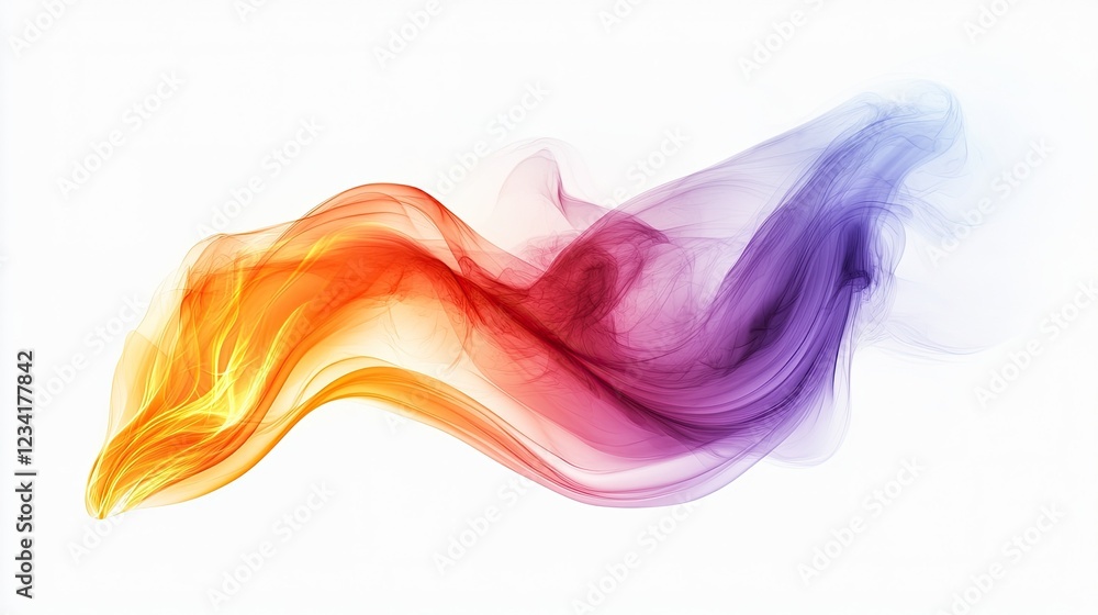 Naklejka premium Flames isolated on white or transparent PNG.
