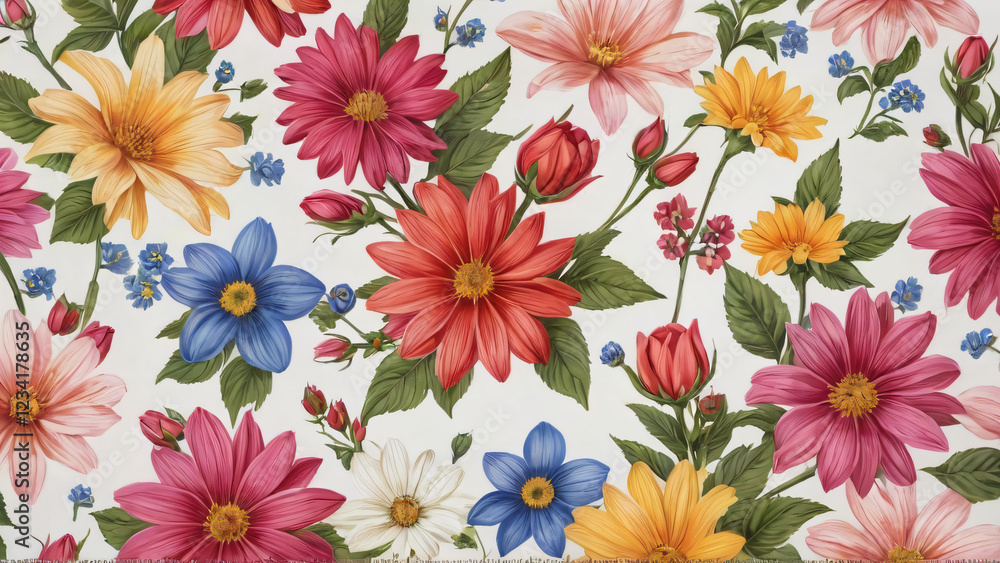 seamless floral pattern seamless floral pattern