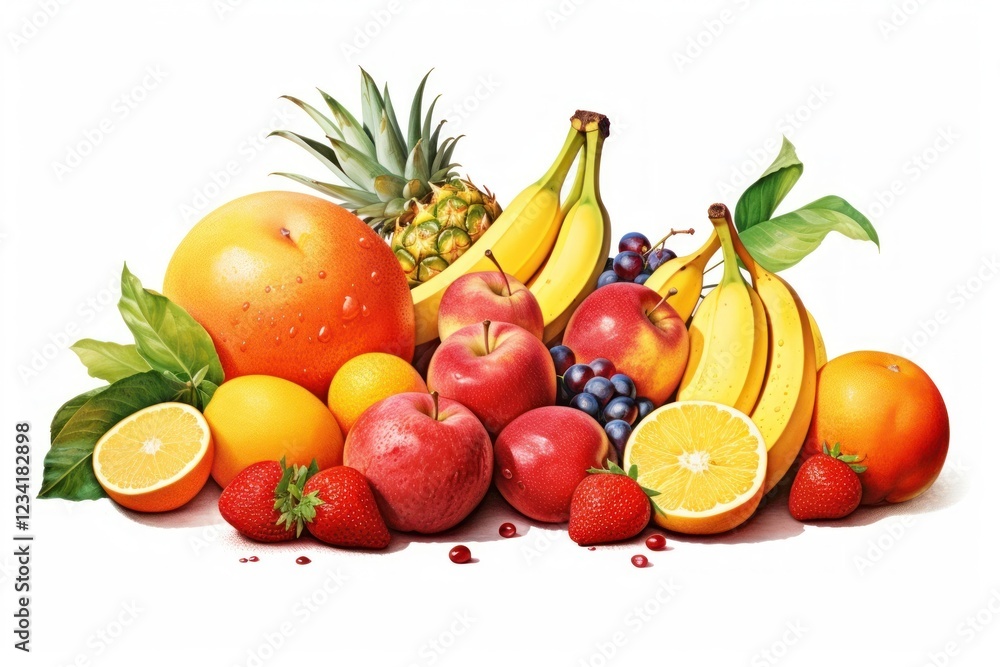 Fruit strawberry grapefruit pineapple. Fruit strawberry grapefruit pineapple.