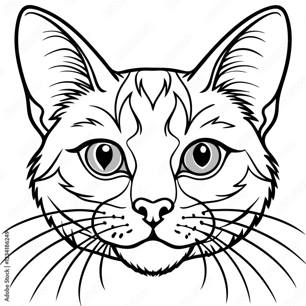 Obraz premium cat with a eyes