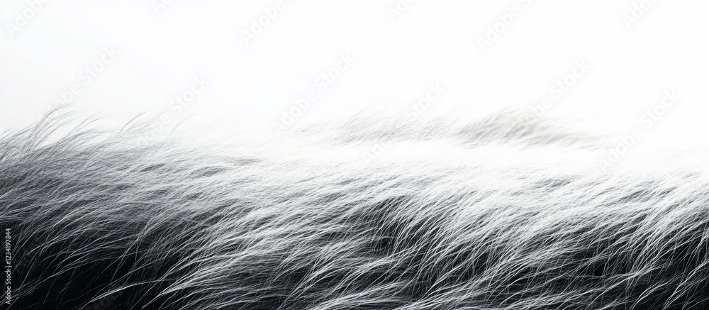 Windswept grass field, bright sky, monochrome, nature wallpaper Windswept grass field, bright sky, monochrome, nature wallpaper