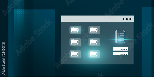 Digital file folder automated storage management 