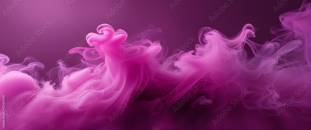 Obraz premium Magenta smoky smooth background