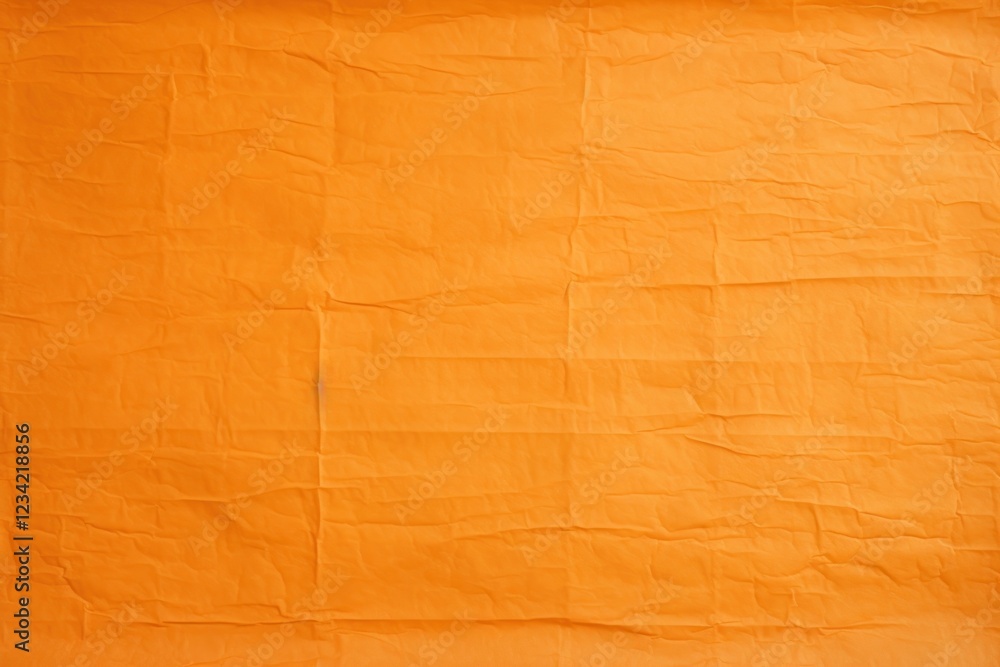 Orange paper backgrounds wrinkled texture.