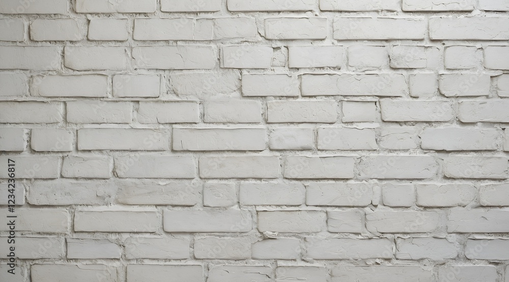 A beautifully textured white brick wall background that is perfect for various design projects A beautifully textured white brick wall background that is perfect for various design projects
