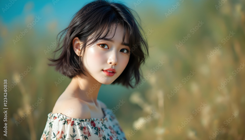 ファンタジーストーリー(ウルトラブルーの色彩を纏った女性) ファンタジーストーリー(ウルトラブルーの色彩を纏った女性)