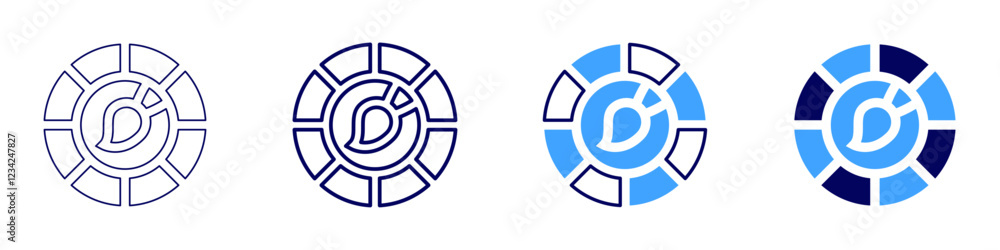 Color palette icon in 4 different styles. Thin Line, Line, Bold, and Bold Line. Duotone style. Editable stroke Color palette icon in 4 different styles. Thin Line, Line, Bold, and Bold Line. Duotone style. Editable stroke