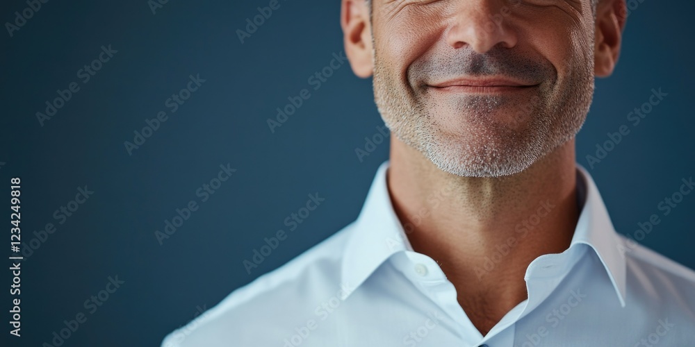 Fototapeta premium Bearded Man with a Smile