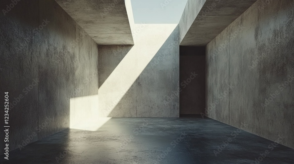 Obraz premium Modern Minimalist Architecture Interior