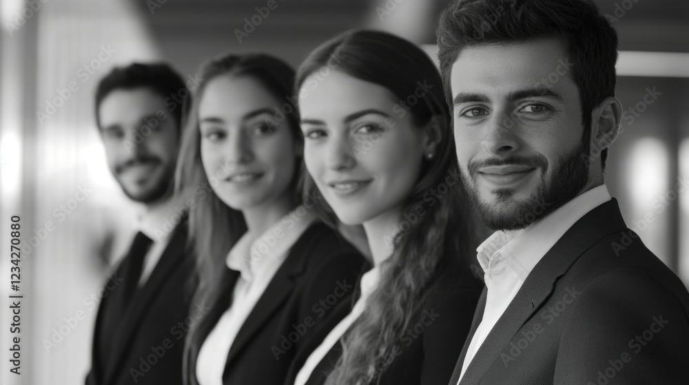 Professional Business Team with Smiles, 4k Professional Business Team with Smiles, 4k