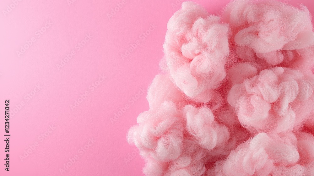 Fototapeta premium Abstract Pink Cloud Texture on Soft Pink Background