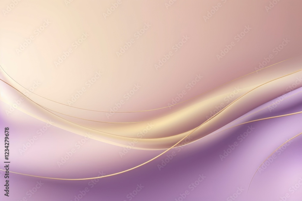 Obraz premium Abstract gold and purple wave background