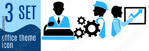 Recruitment icon set. Headhunting, career, resume, job hiring, candidate and human resource icons. Solid icon collection.