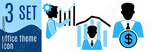 Recruitment icon set. Headhunting, career, resume, job hiring, candidate and human resource icons. Solid icon collection.