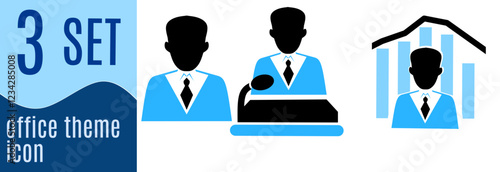 Recruitment icon set. Headhunting, career, resume, job hiring, candidate and human resource icons. Solid icon collection.