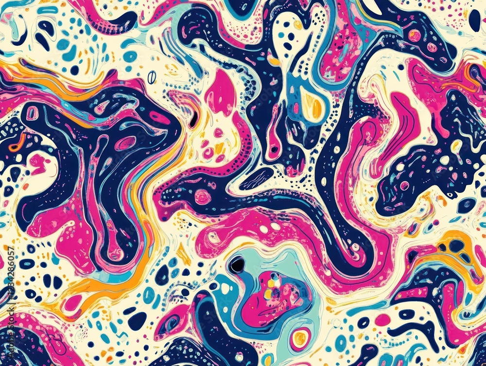 Abstract swirling paint texture, vibrant colors, artistic background, design element Abstract swirling paint texture, vibrant colors, artistic background, design element