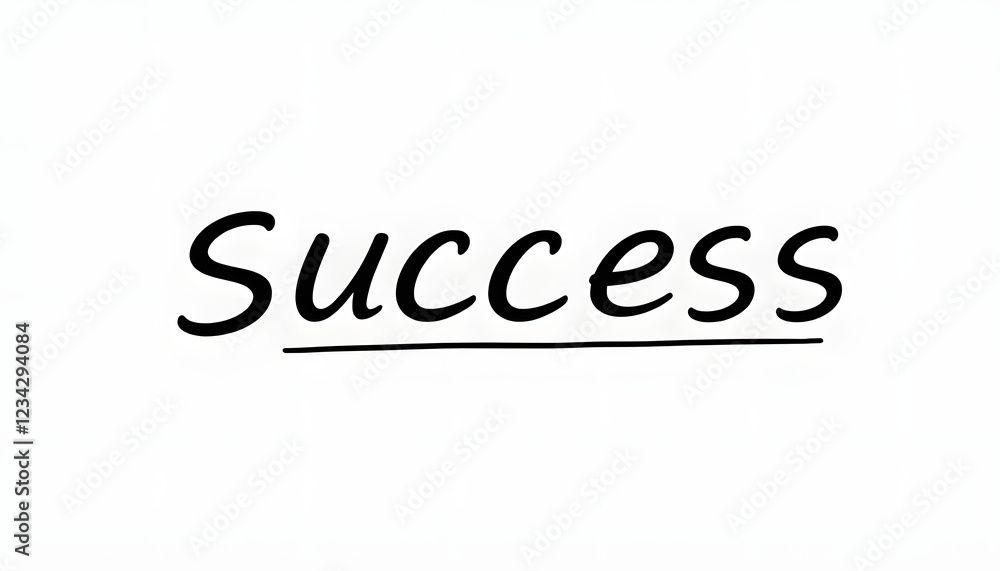 success hand drawn element , with white tonespng