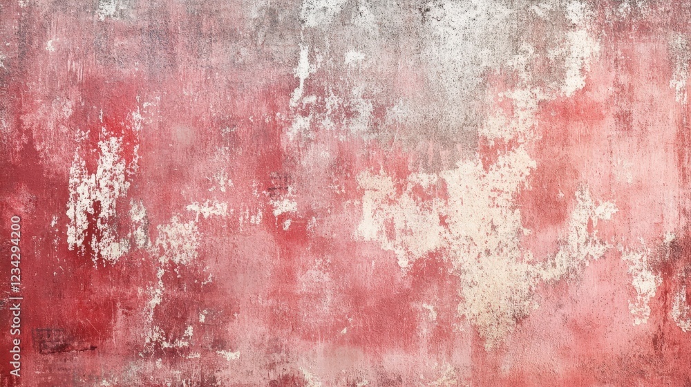 Fototapeta premium Abstract Background Featuring Toned Texture with Film-Like Quality, showing Subtle Hues of Red and Gray, Suitable for Various Creative Projects