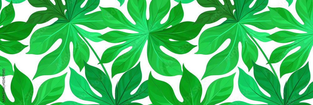 bright green abstract leaf pattern found exotic plants seamless design bright green abstract leaf pattern found exotic plants seamless design