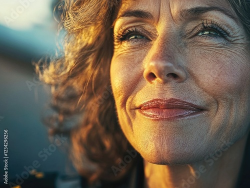 Woman with Serene Expression photo