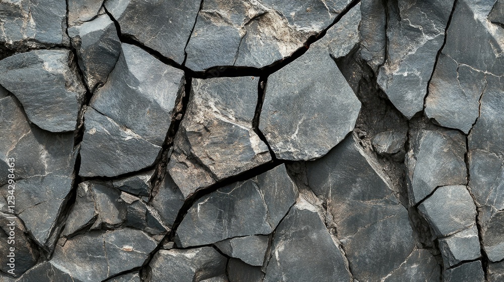 Fototapeta premium Cracked Earth - Texture of Dirt and Rocks