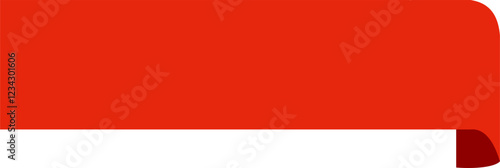 Free Download Folded label banner illustration  - GFXLoad