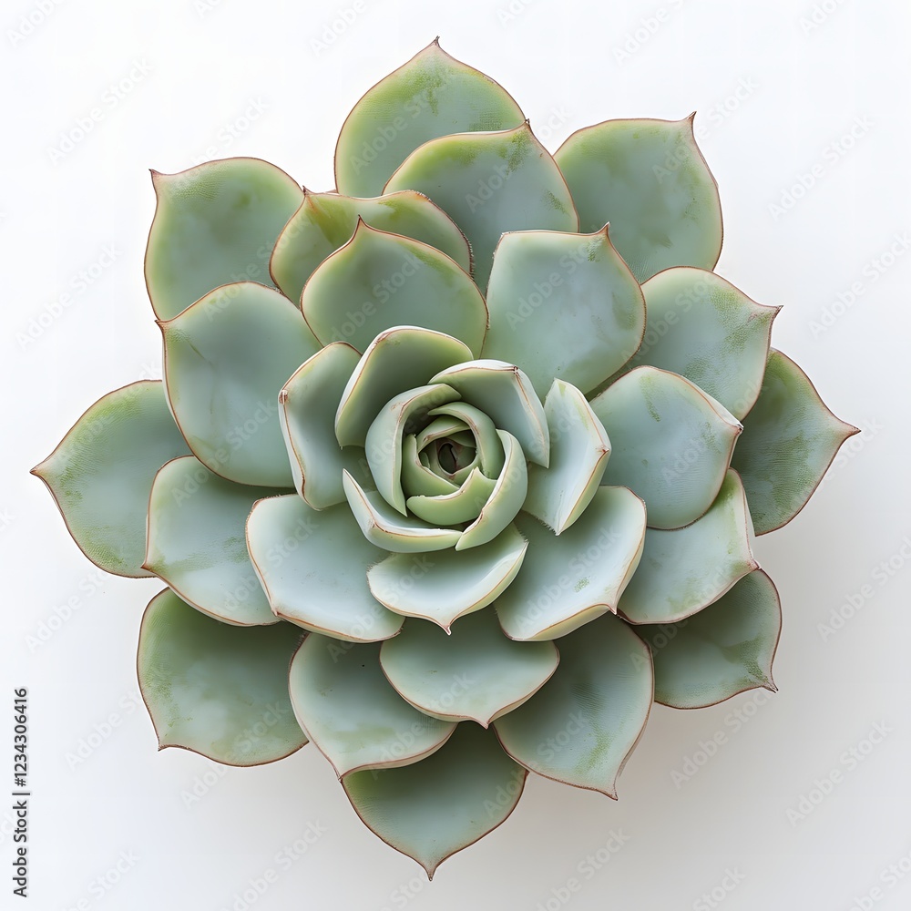 A perfectly symmetrical succulent rosette A perfectly symmetrical succulent rosette