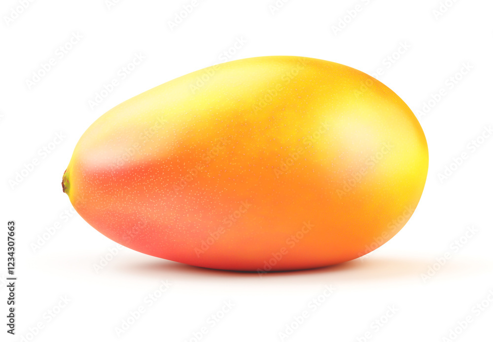 Isolated mango fruit on a white background with no shadow, Isolated mango fruit on a white background with no shadow,