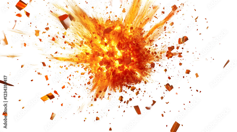 Intense Fiery Explosion Abstract Dramatic Orange Flame Burst Dynamic Impact Background Intense Fiery Explosion Abstract Dramatic Orange Flame Burst Dynamic Impact Background