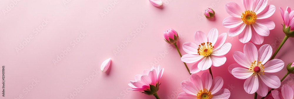 pink flower pattern blooms top view subtle pink flower pattern blooms top view subtle