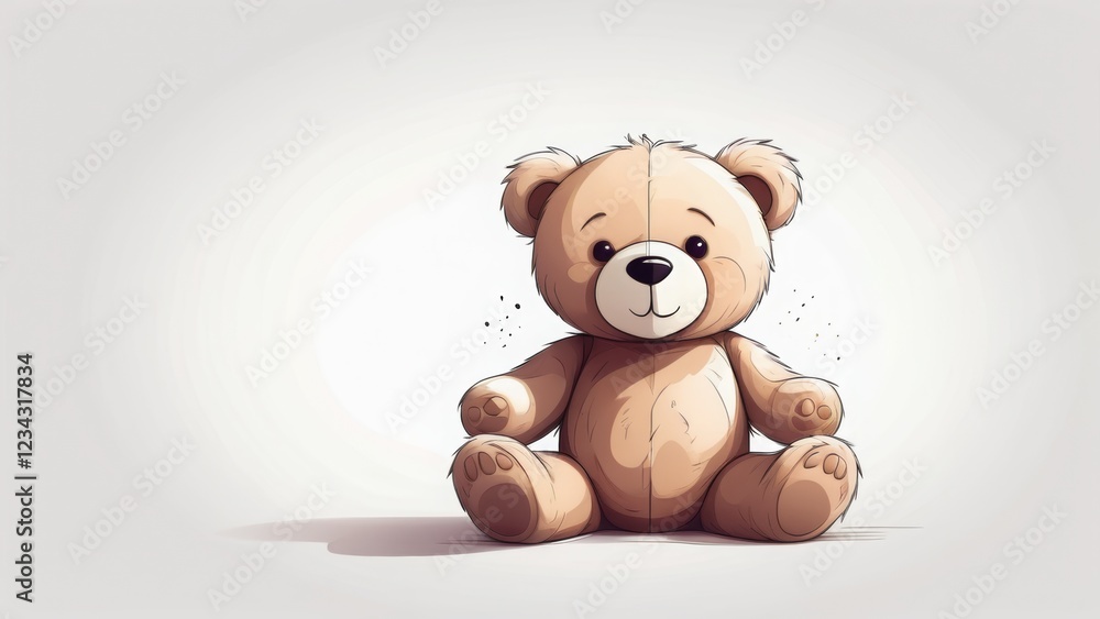 Fototapeta premium teddy bear with a heart