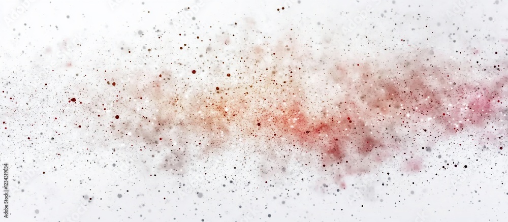 Cosmic dust cloud, swirling nebula, white background, space design, website banner Cosmic dust cloud, swirling nebula, white background, space design, website banner
