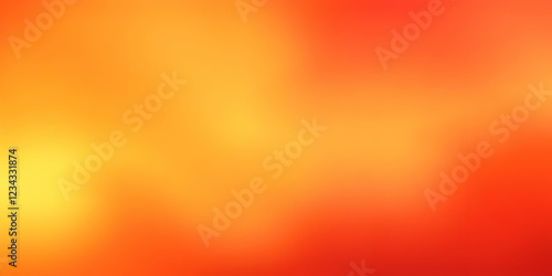 Vibrant sunset sky, abstract gradient background, warm orange and yellow tones, fiery horizon, smooth color transition, atmospheric glow, minimalist landscape, digital art, ultra high resolution, 8K w