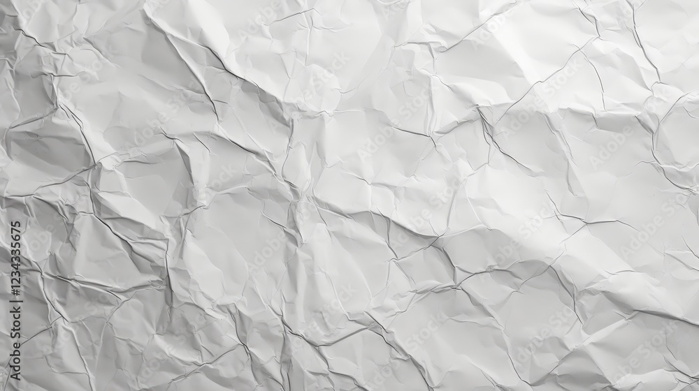 Crumpled White Paper Texture for Background Use in Design and Art Projects, High-Quality Stock Photo with Abstract Patterns Crumpled White Paper Texture for Background Use in Design and Art Projects, High-Quality Stock Photo with Abstract Patterns