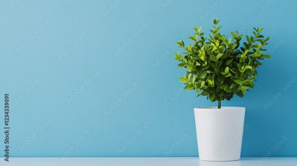 Fresh green plant in a vibrant indoor setting, bringing nature's tranquility into your home decor. Fresh green plant in a vibrant indoor setting, bringing nature's tranquility into your home decor.
