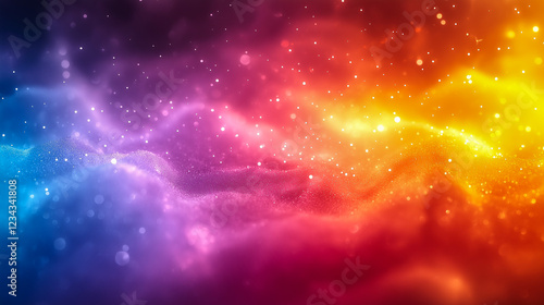 Rainbow design background  festive display