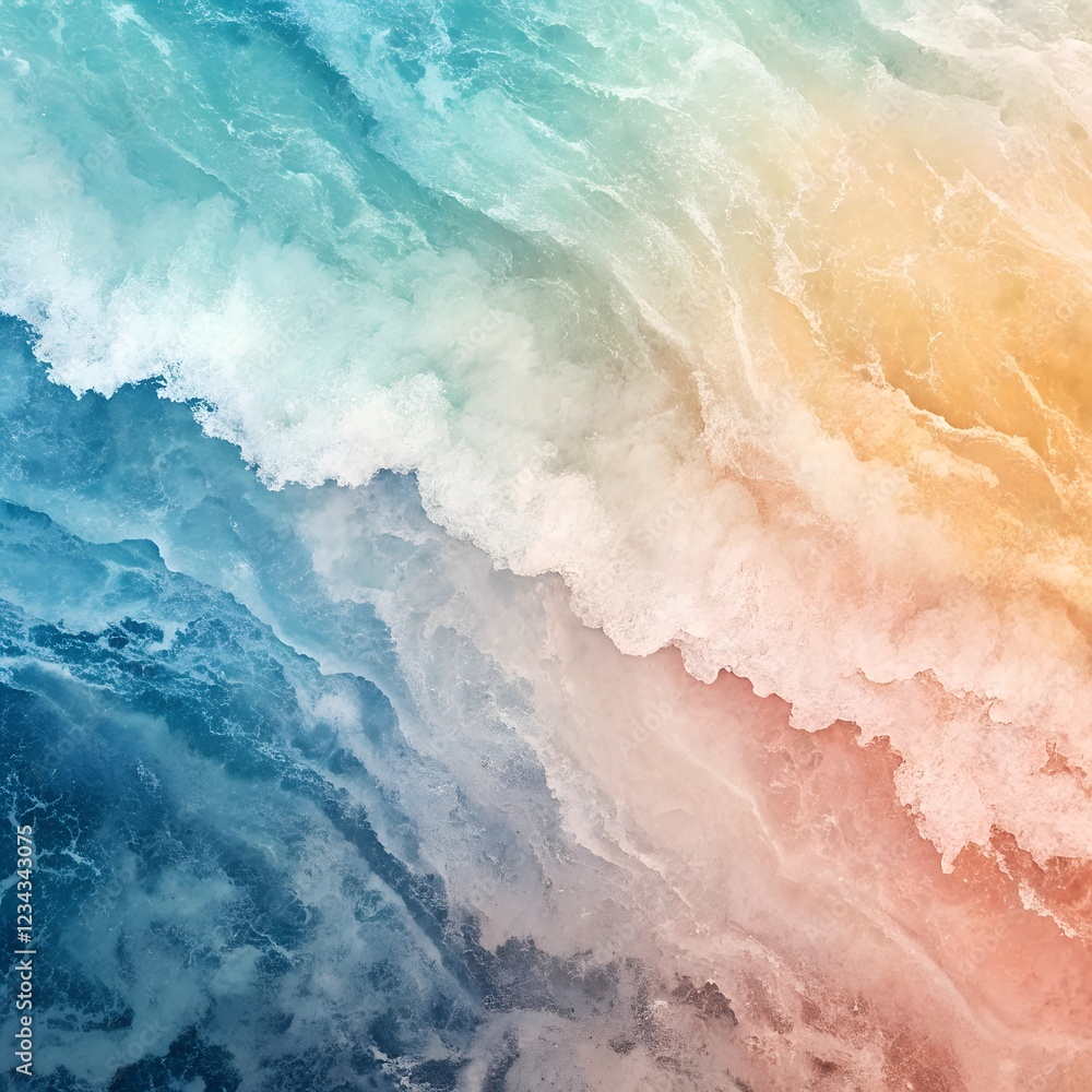 Fototapeta premium abstract background with waves