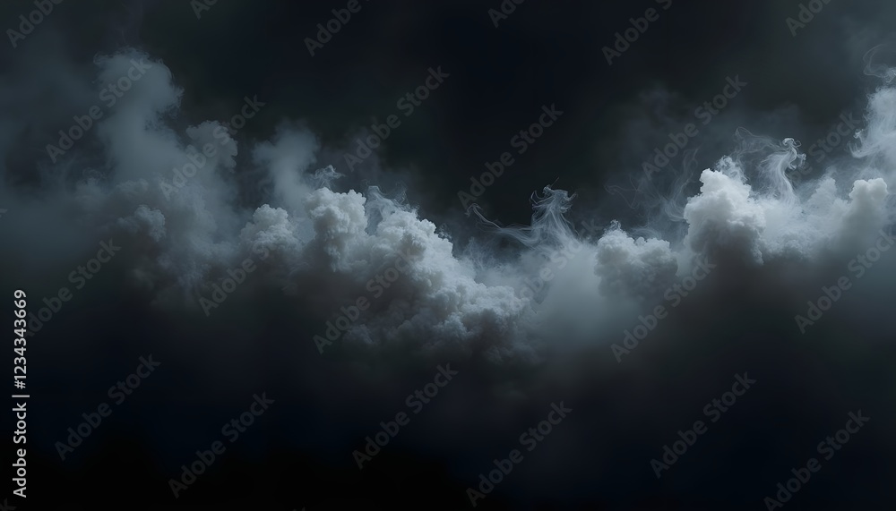 Dark Moody Cloudscape Dramatic Sky fog Dark Moody Cloudscape Dramatic Sky fog