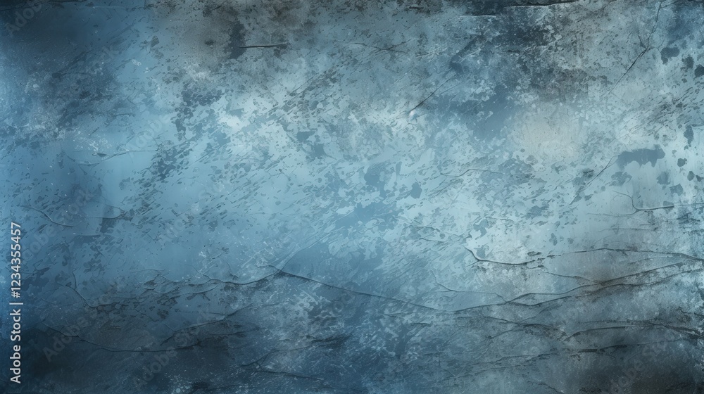 Obraz premium Distressed Blue Overlay Texture with Dust and Scratches Perfect for Backgrounds and Graphic Design Needs